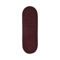 Better Trends 2 x 6 in. Chenille Reversible Rug - Burgundy & Mauve Tweed BRCR26BUMA